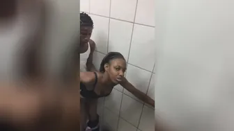 Mzansi Teen Couple Caught Fucking In The Toilet