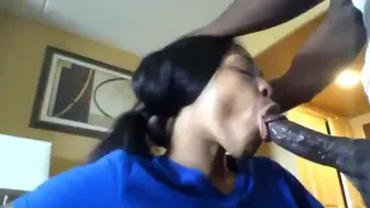 Nasty Milf Blowjob and Deepthroat big cock