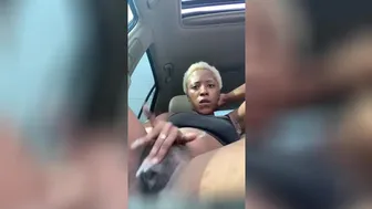 Girl Caught Masturbating In Car