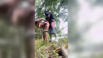 Black Couple Sex In The Bush