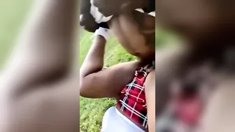 Mzansi High School Teen Fucked At The Park