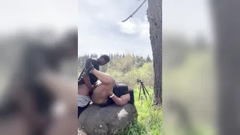 Mzansi BBW Fucked In The Bush