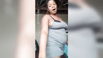 Magosha Twerks Upskirt Showing Juicy Zulu Pussy