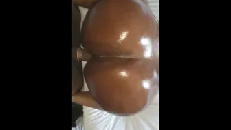 Big Black Oiled Booty Backshots