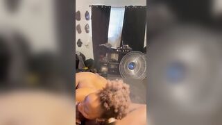 Black Girl Gives Amazing BBC Blowjob