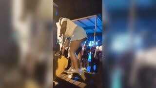 Drunk Mzansi Girl Dancing & Flashing Big Booty