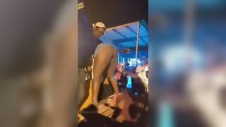 Drunk Mzansi Girl Dancing & Flashing Big Booty