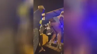 Drunk Mzansi Girl Dancing & Flashing Big Booty