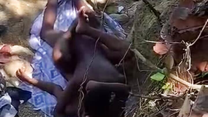 Kasi Girl's Pussy Gets Slaughtered By The River