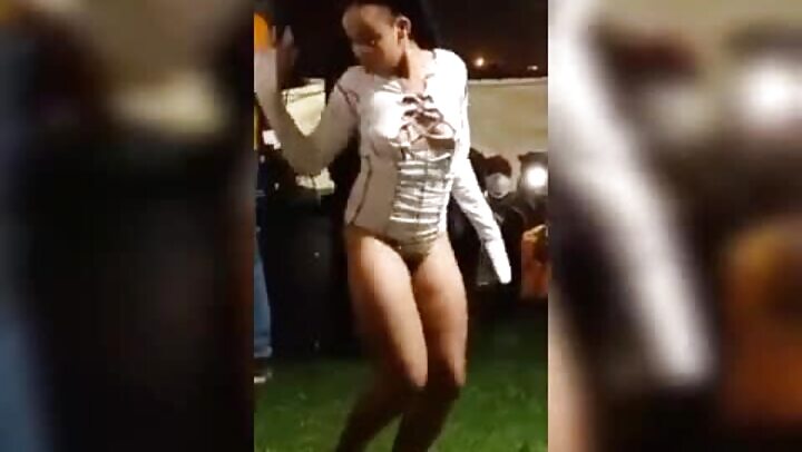 Drunk Soweto Girl Dancing Naked